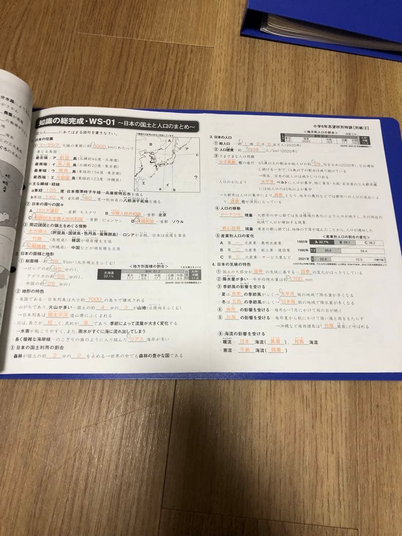 SAPIX 6年　2023社会　フルセット　おまけつき　▶️ 知識の総完成　3枚目