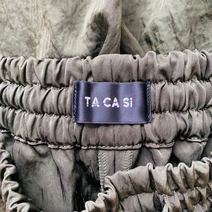 TACASi ワイドナイロンパンツ