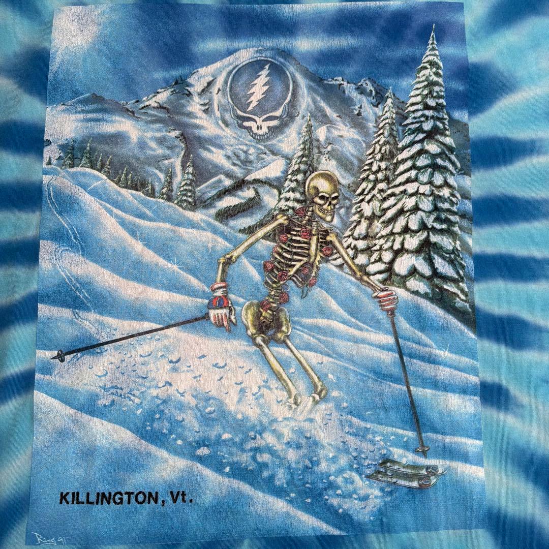 f*i様 90s USA製 GratefulDead skullski タイダイ