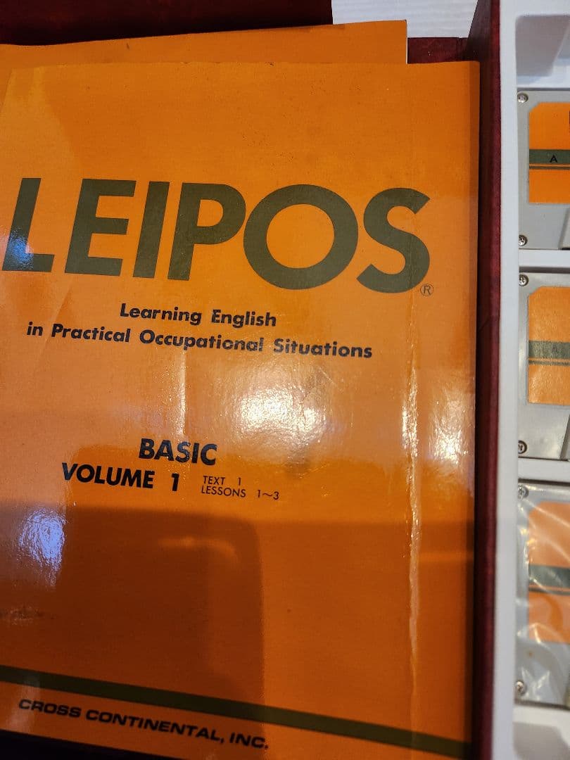 希少　廃盤 LEIPOS 英会話　教材 36冊(12組)　カセット　セット
