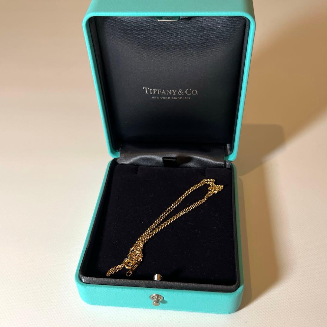 Tiffany & Co. 18K ゴールド チェーン ネックレス 約46CM