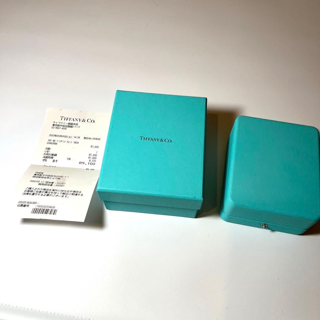 Tiffany & Co. 18K ゴールド チェーン ネックレス 約46CM