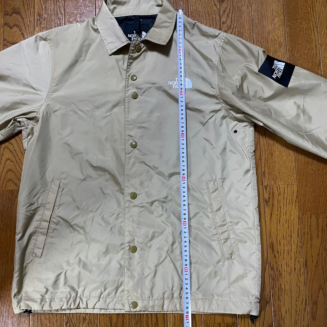 ノースフェイス　コーチジャケット　ベージュ系　美品　メンズM