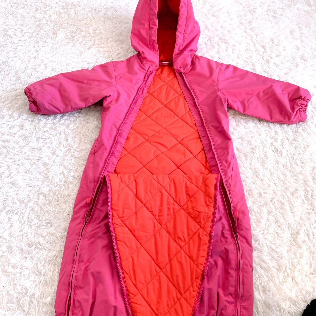 mont-bell 美品✨人気ジャンプスーツ　スキーウェア 80サイズ ピンク