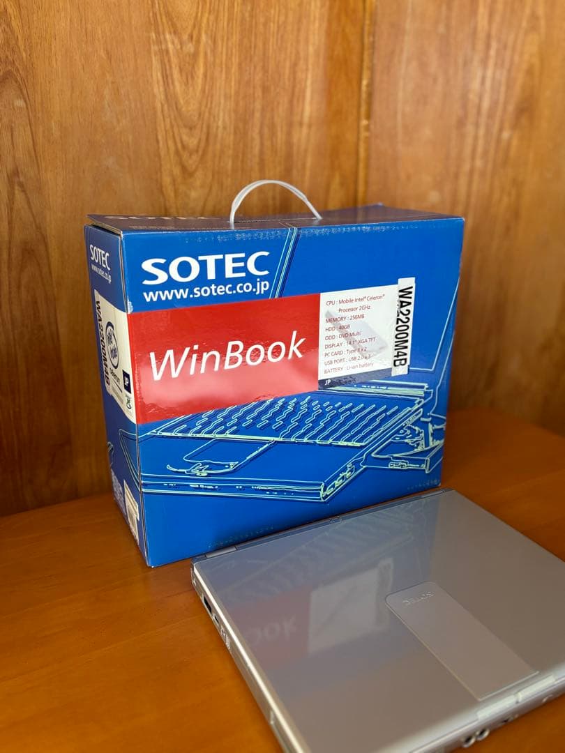SOTEC WinBook Windows XP レトロPC AC専用 元箱付