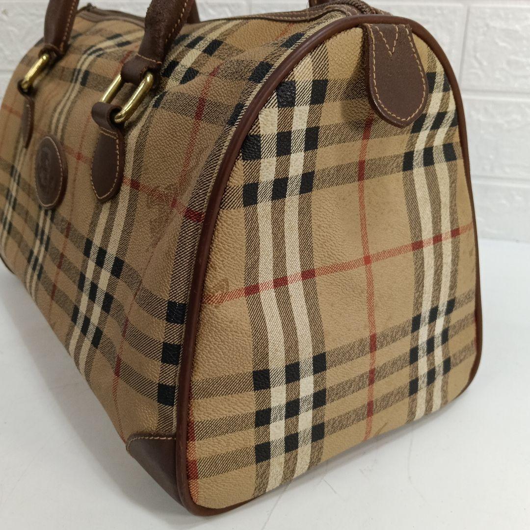 Burberrys チェック柄 ボストンバッグ上19