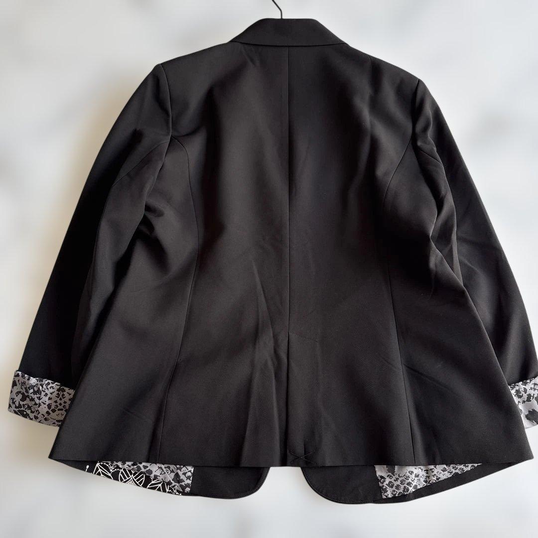 ✨美品✨Desigual デシグアル 現行品 テーラードジャケット 派手黒2XL