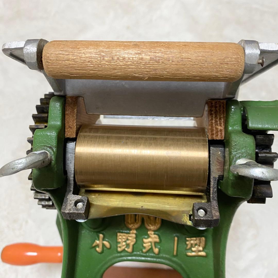 【簡易動作確認済み】小野式製麺機 1型 切り刃2.2mm