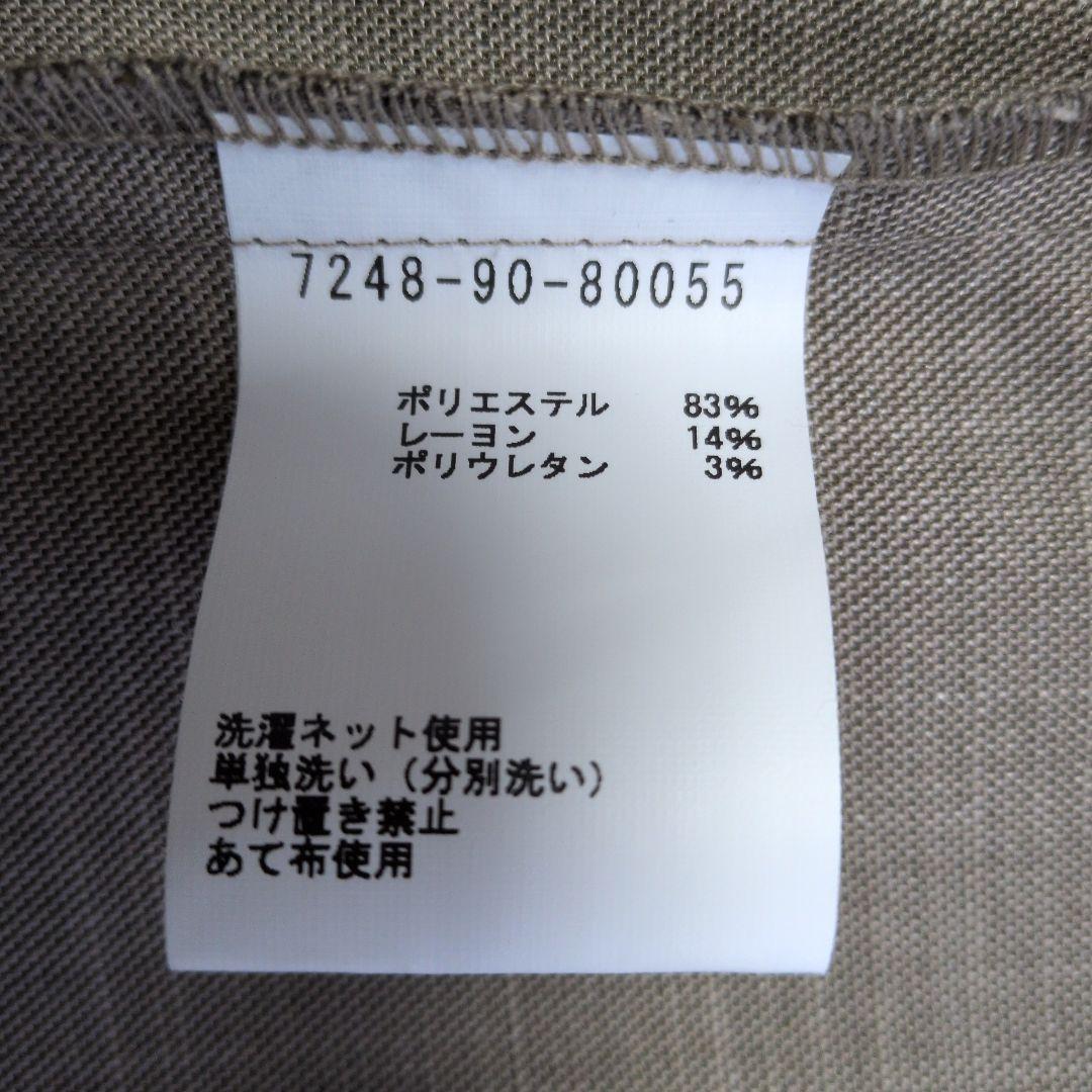 LEE掲載メランジ調ダブルジャケット リネンライク　アバハウス