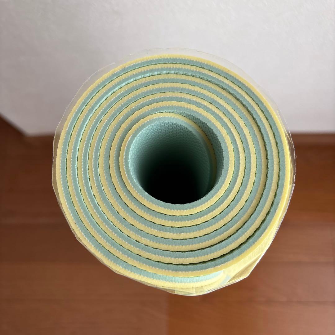 SUKALA リバーシブルヨガマット レモンライム 145x61cm