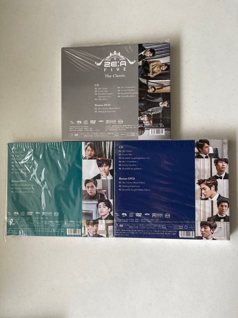 パクヒョンシク　ZE:A The Classic 3枚セット CD DVD