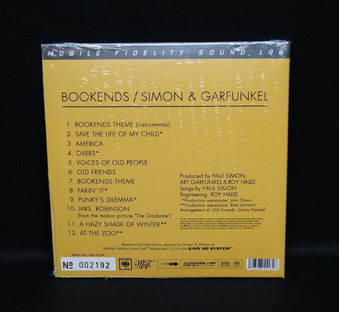 【中古SACD】サイモン&ガーファンクル「ブックエンド」MFSLハイレゾ
