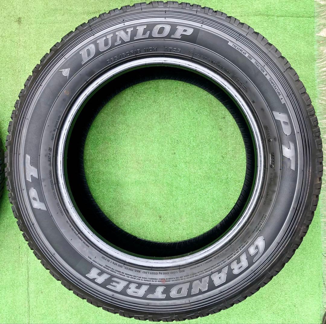 265/60R18 DUNLOP GRANDTREK PT ラジアルタイヤ