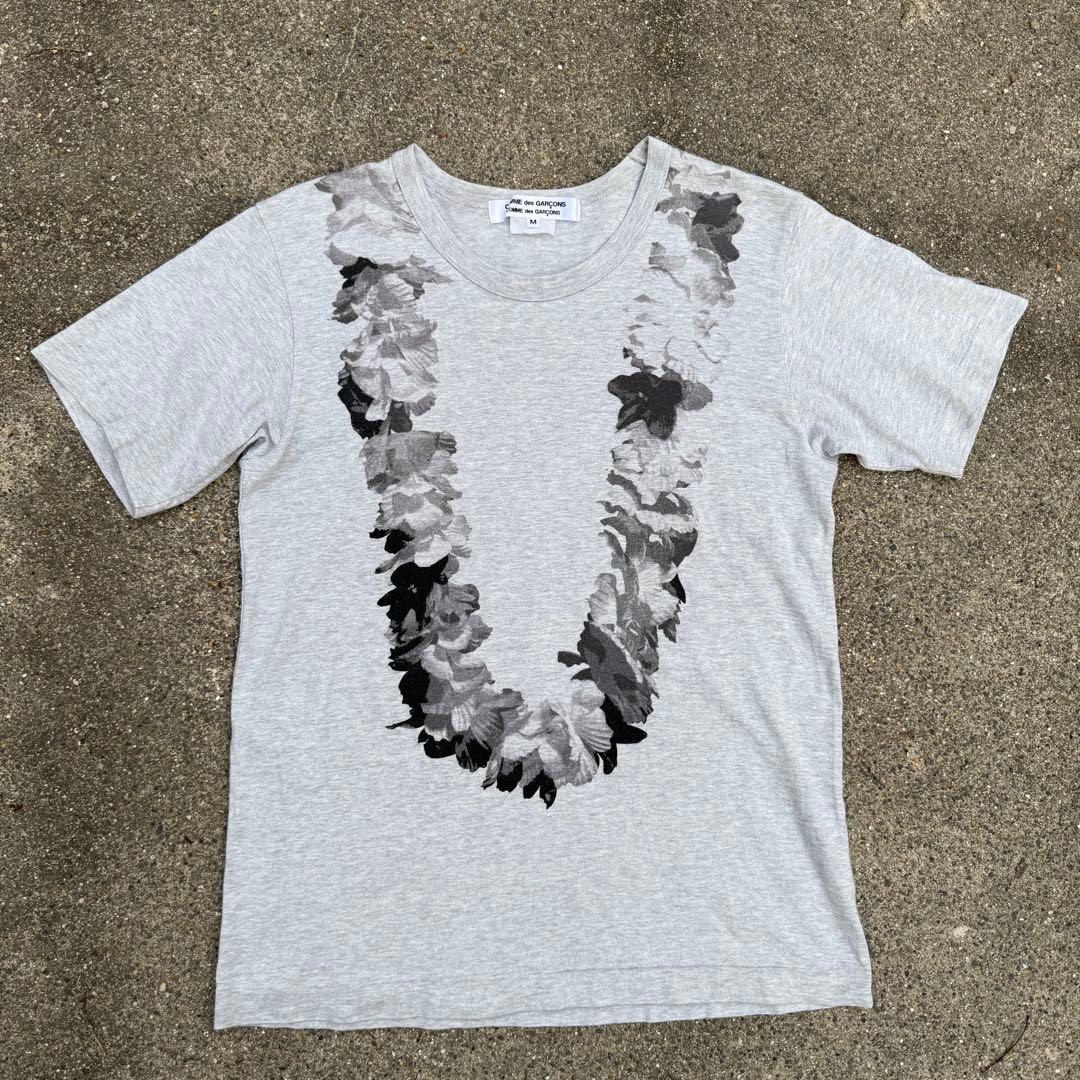 AD2012's COMME des GARCONS 花柄 Tシャツ コムコム
