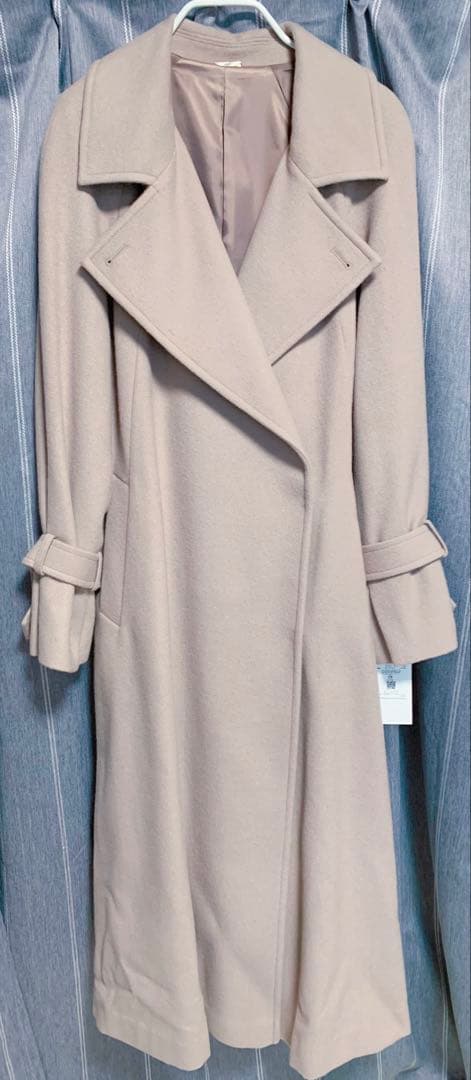 新品タグ付き　snidel ウールカシミヤスタンドカラーコート　モカ　サイズ1