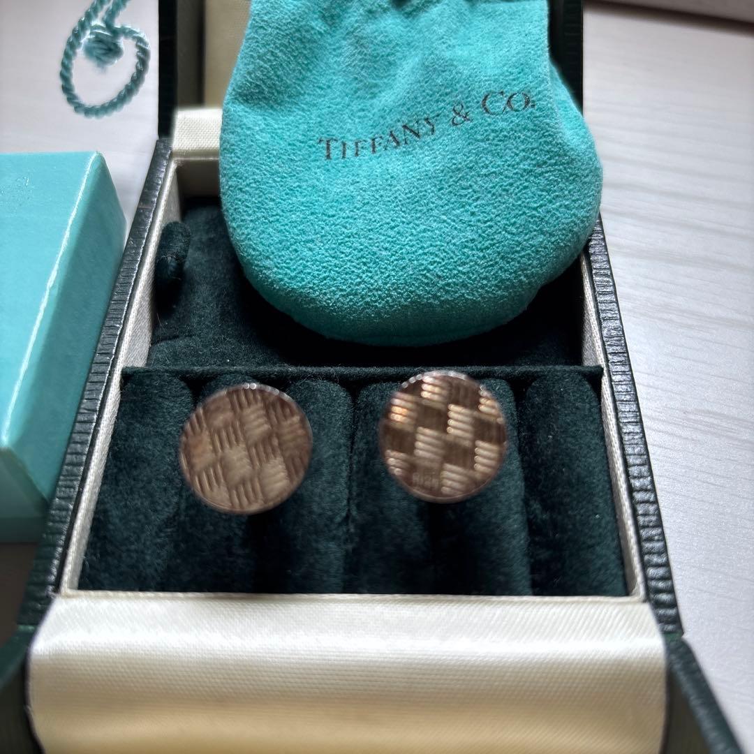 Tiffany & Co. 編み込みカフリンクス