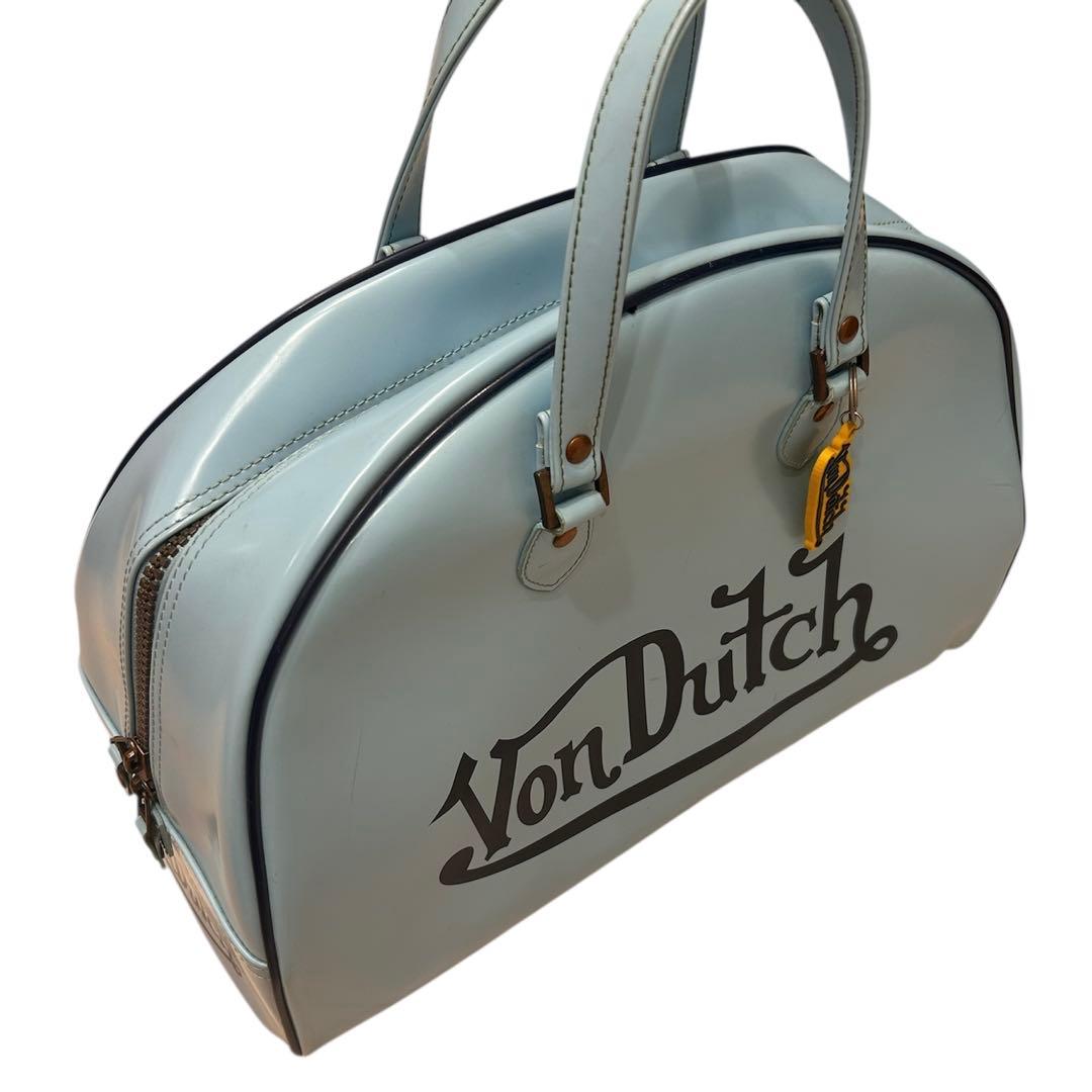 ゲリラセール Von Dutch ボストンバッグ ライトブルー