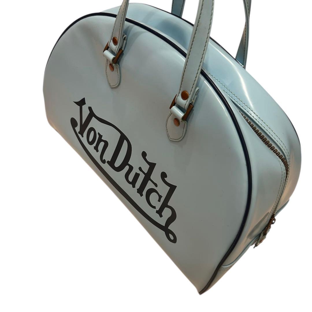 ゲリラセール Von Dutch ボストンバッグ ライトブルー