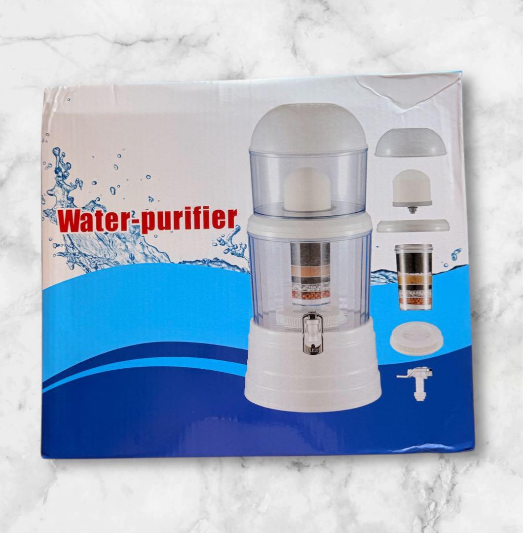 多層フィルター 浄水器 災害 ミネラルウォーターポット 16L