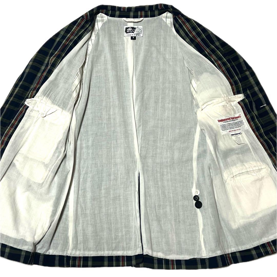 ENGINEERED GARMENTS マドラスチェックコットンジャケット S