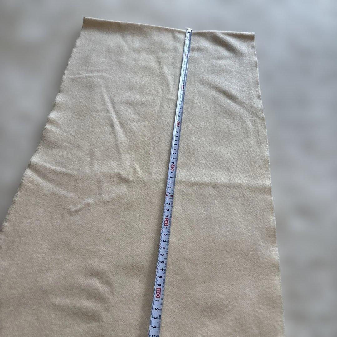 美容マニア　HERMES カシミヤ マフラー 約40x180cm
