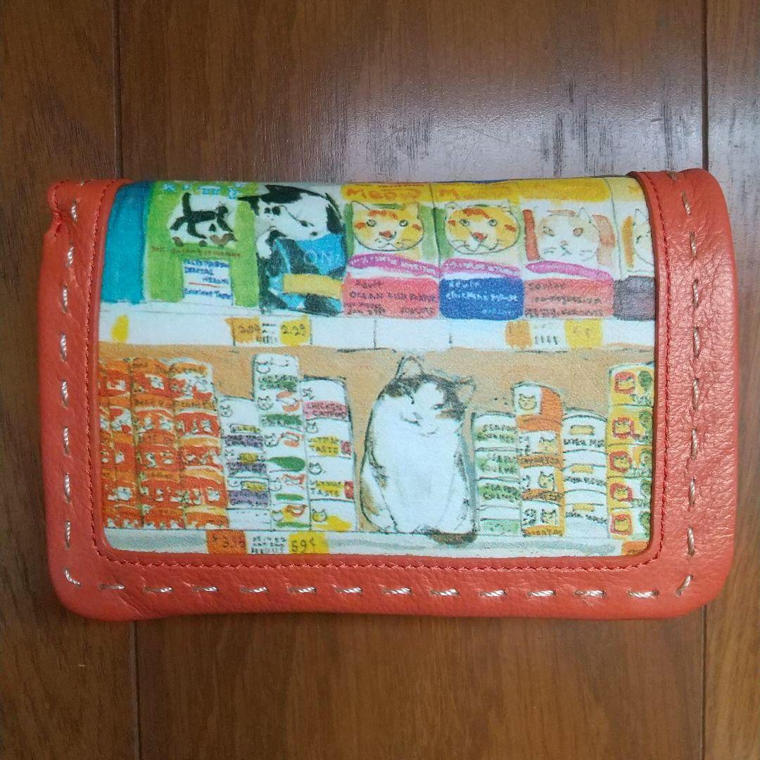 Manhattaner's 折り財布 オレンジ