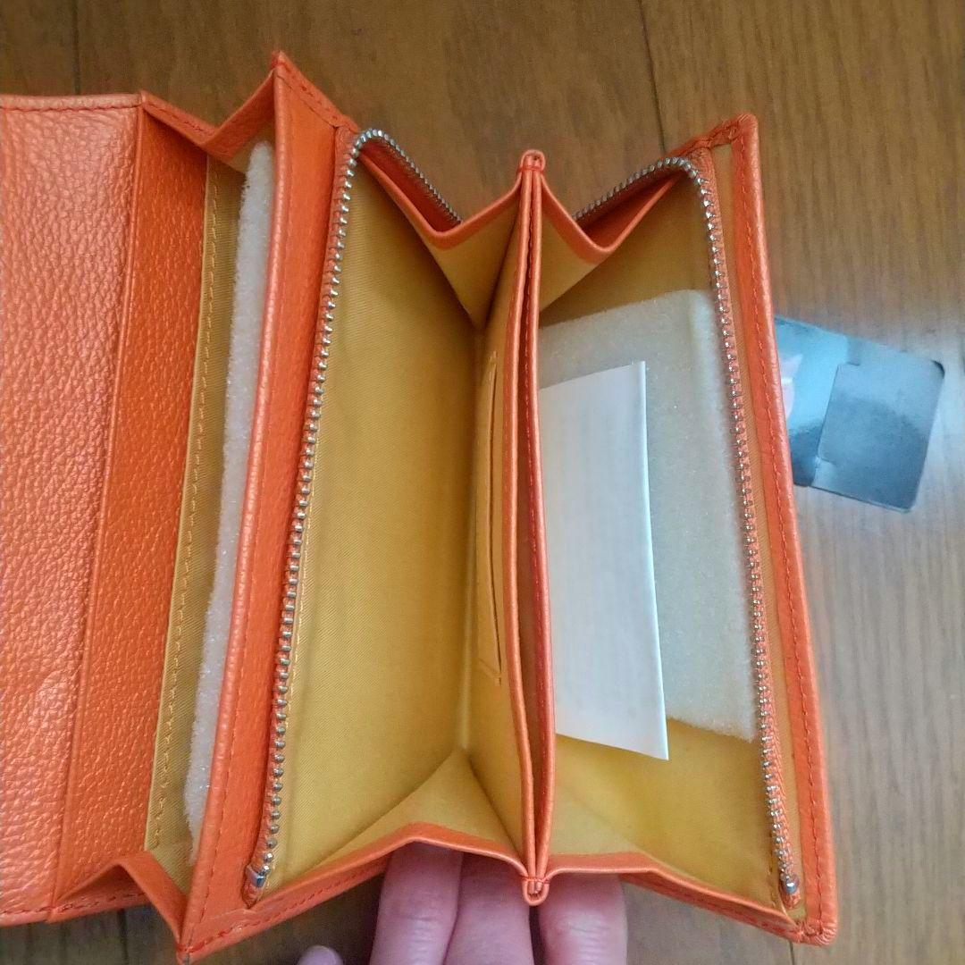 Manhattaner's 折り財布 オレンジ