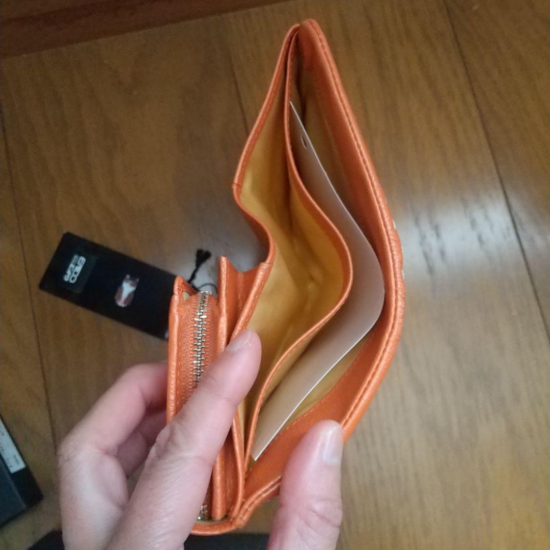 Manhattaner's 折り財布 オレンジ