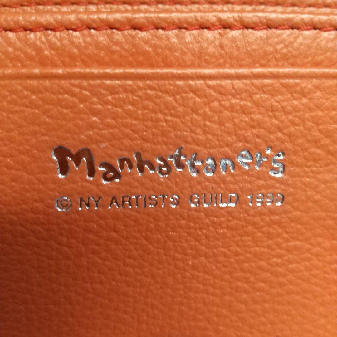 Manhattaner's 折り財布 オレンジ
