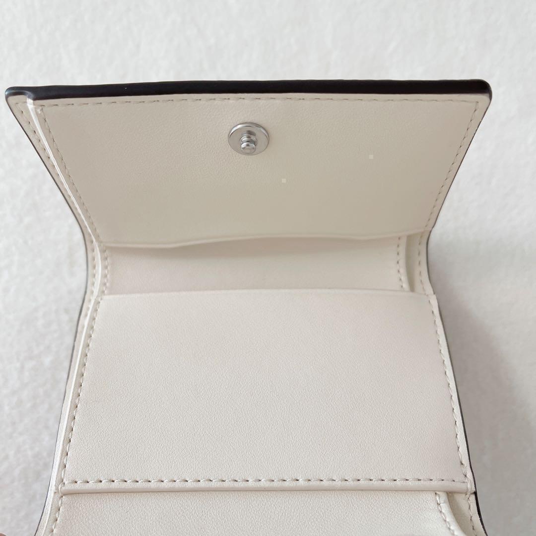 最終処分【新品】COACH マイクロ ウォレット ミニ財布 CM238 ホワイト