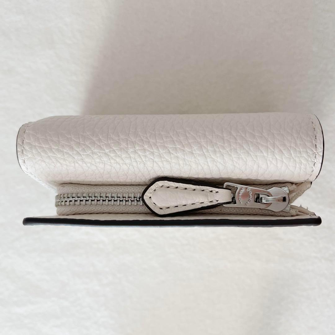 最終処分【新品】COACH マイクロ ウォレット ミニ財布 CM238 ホワイト