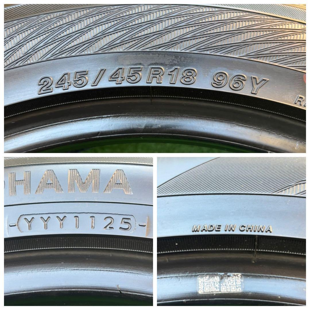 YOKOHAMA ADVAN 245/45R18 2025 年製 9~9.5分山
