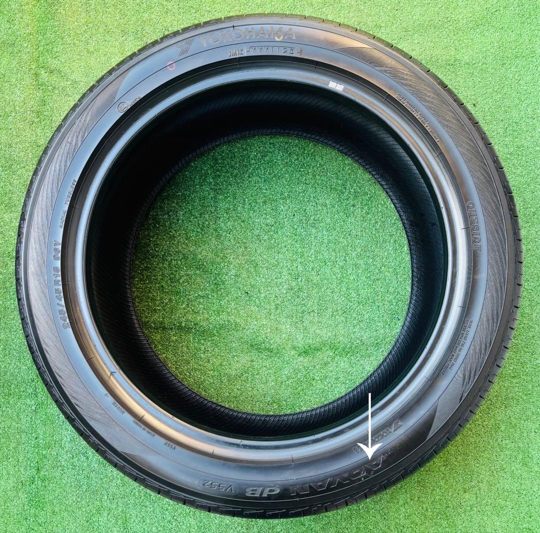 YOKOHAMA ADVAN 245/45R18 2025 年製 9~9.5分山