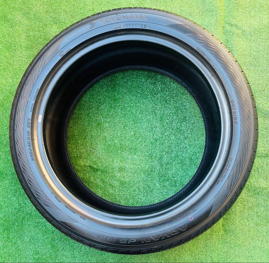 YOKOHAMA ADVAN 245/45R18 2025 年製 9~9.5分山