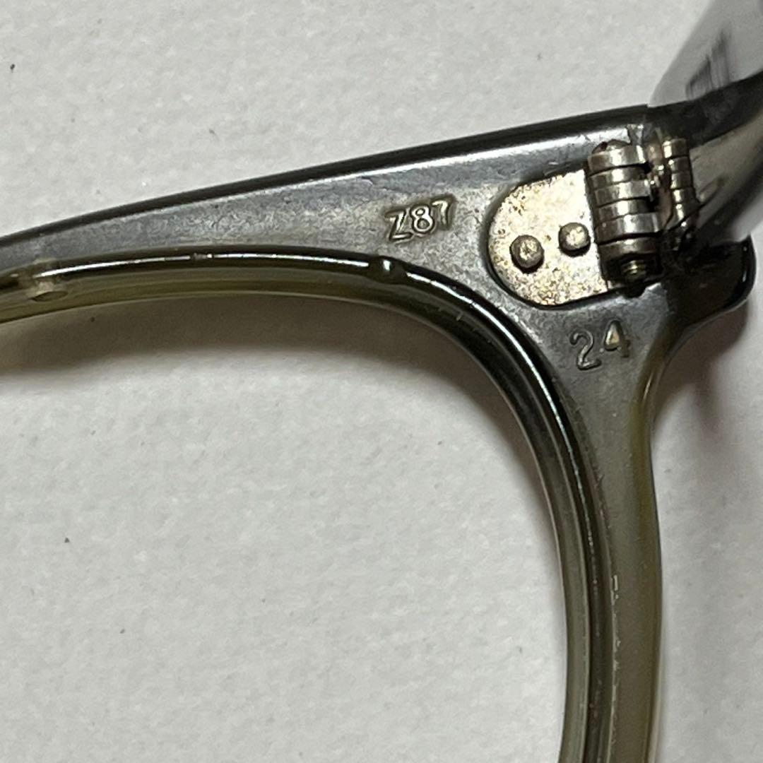 U.S.SAFETY 48/24 セーフティグラス ビンテージ サングラス 眼鏡