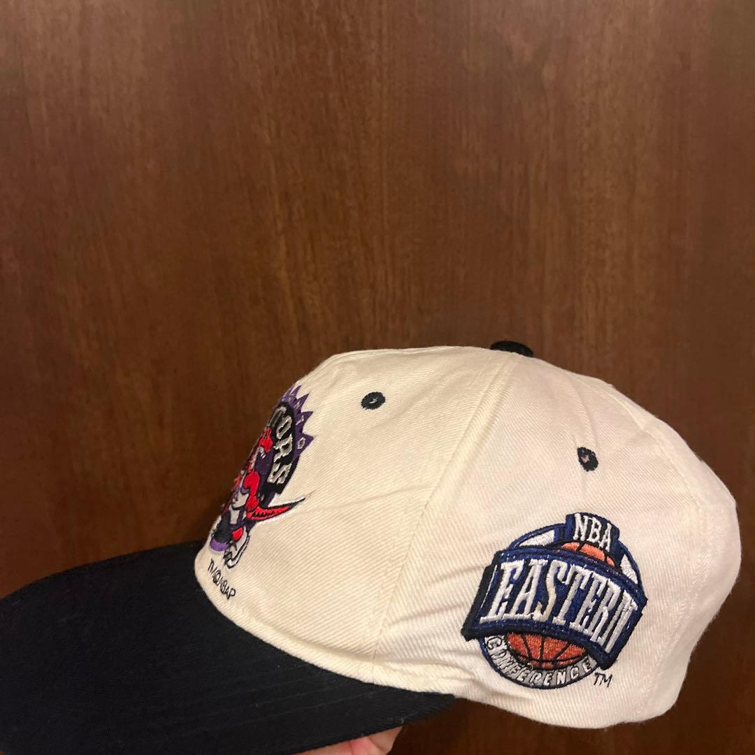 90s’ Vintage cap RAPTORS NBA ツバ裏グリーン　古着