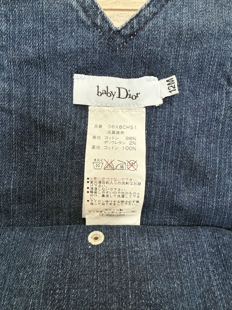 babydior ディオール　デニムサロペット　ワンピース　12M 一歳