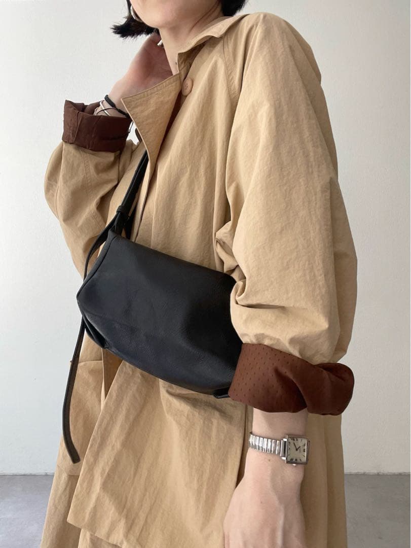 新品　ear PAPILLONNER オーバーサイズバックタックコート　ベージュ