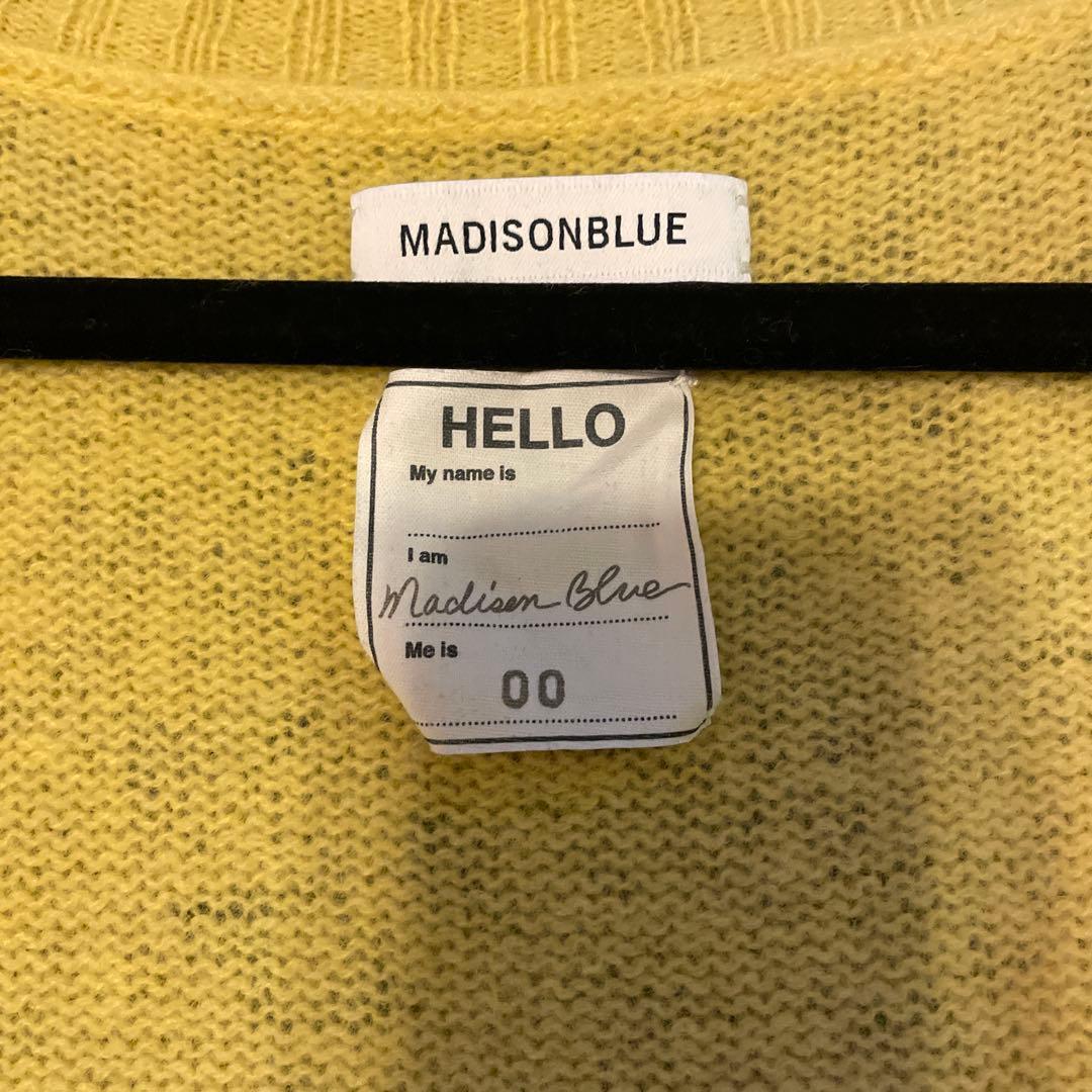 MADISONBLUE イエローカーディガン 00