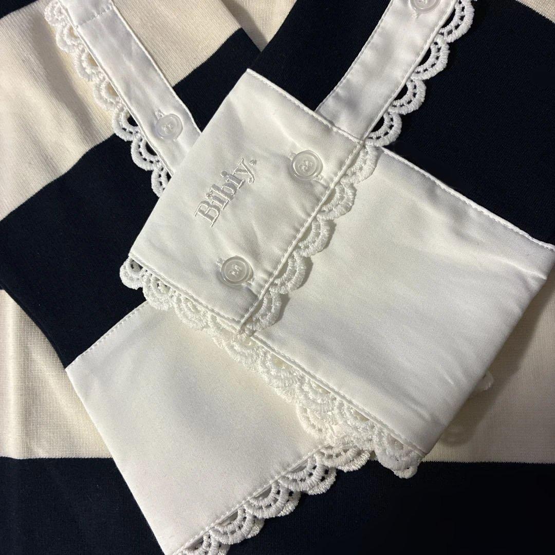 Bibiy. FRANCINE RUGBY TOP ビビィ　 長袖 ボーダー新品