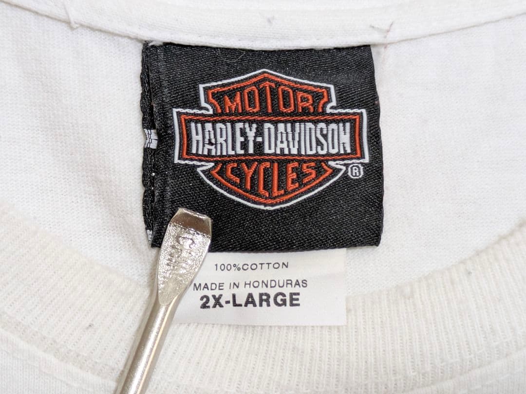 古着　ハーレーダビッドソン　ノースリーブ　2XL　ビッグロゴ