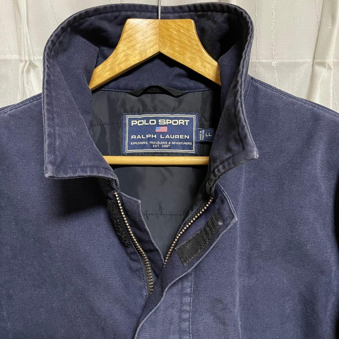 追記ありPolo Sport ネイビー 中綿ジャケット LLサイズ　メンズ中古品