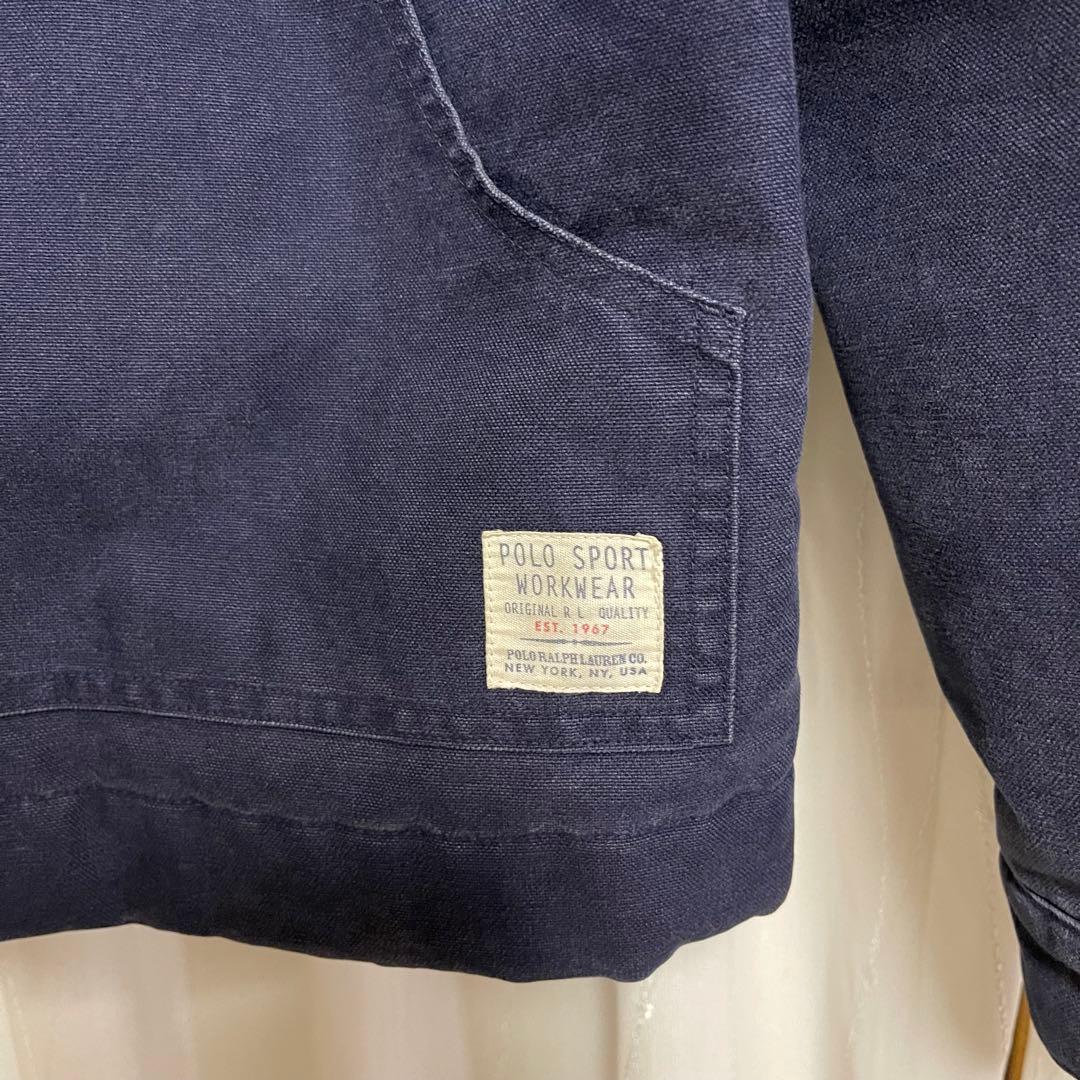 追記ありPolo Sport ネイビー 中綿ジャケット LLサイズ　メンズ中古品