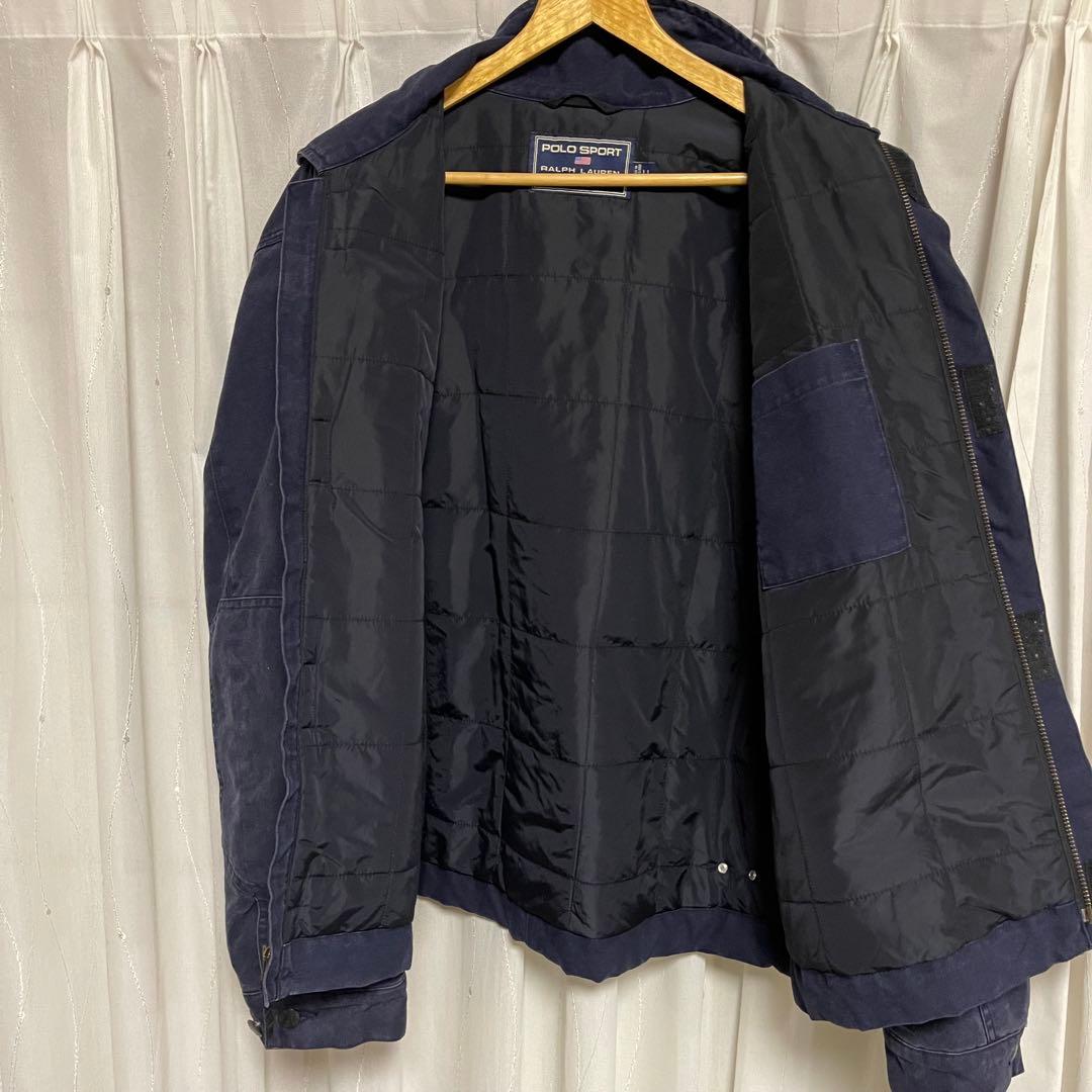 追記ありPolo Sport ネイビー 中綿ジャケット LLサイズ　メンズ中古品