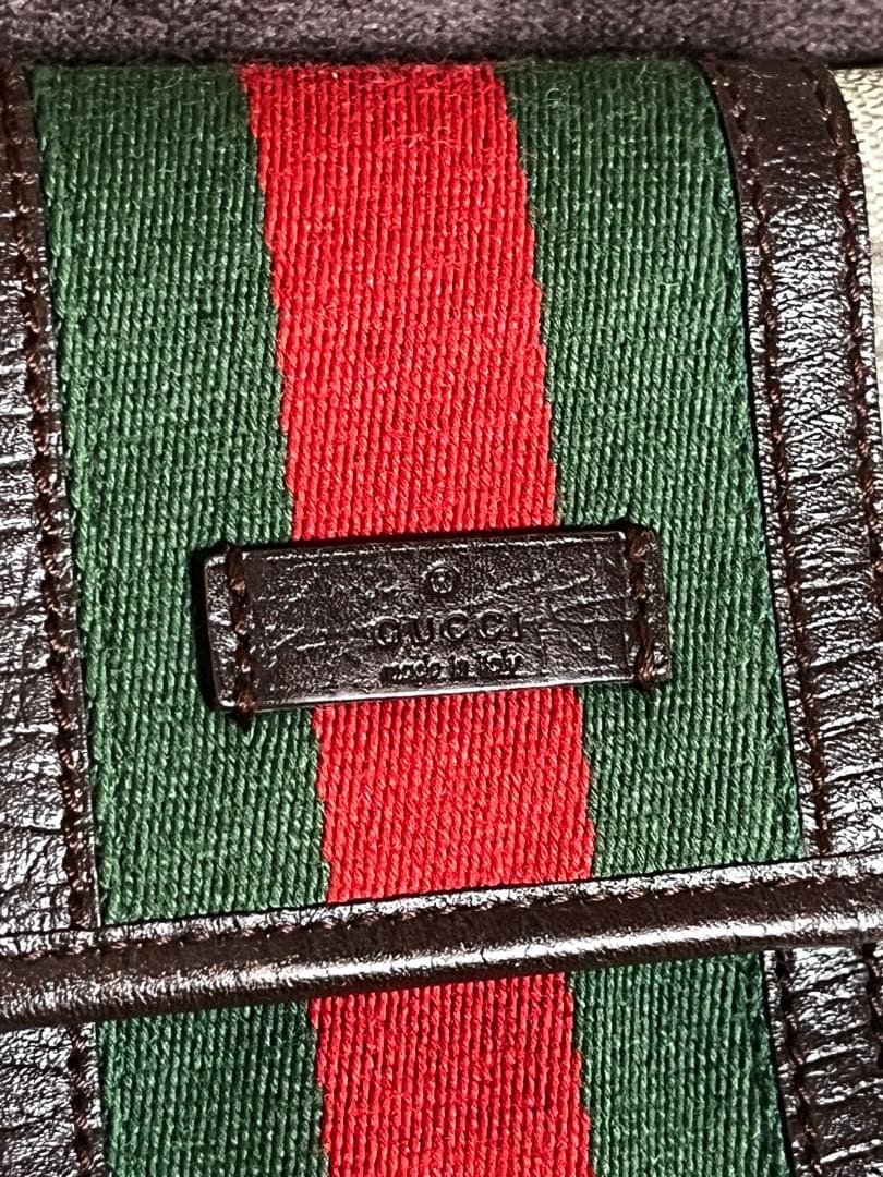 GUCCI グッチ ウェブシェリーライン ウエスト ボディーバッグ GG
