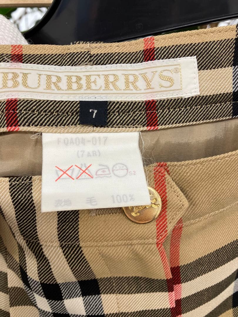 m*a様 BURBERRYS チェック柄 キュロット 7号