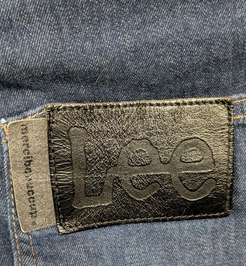 メルシーボークー x Lee コラボ デニム 黒パッチ S