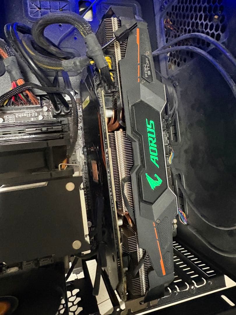 AORUS Radeon RX580 8GB グラフィックボード 動作確認済み