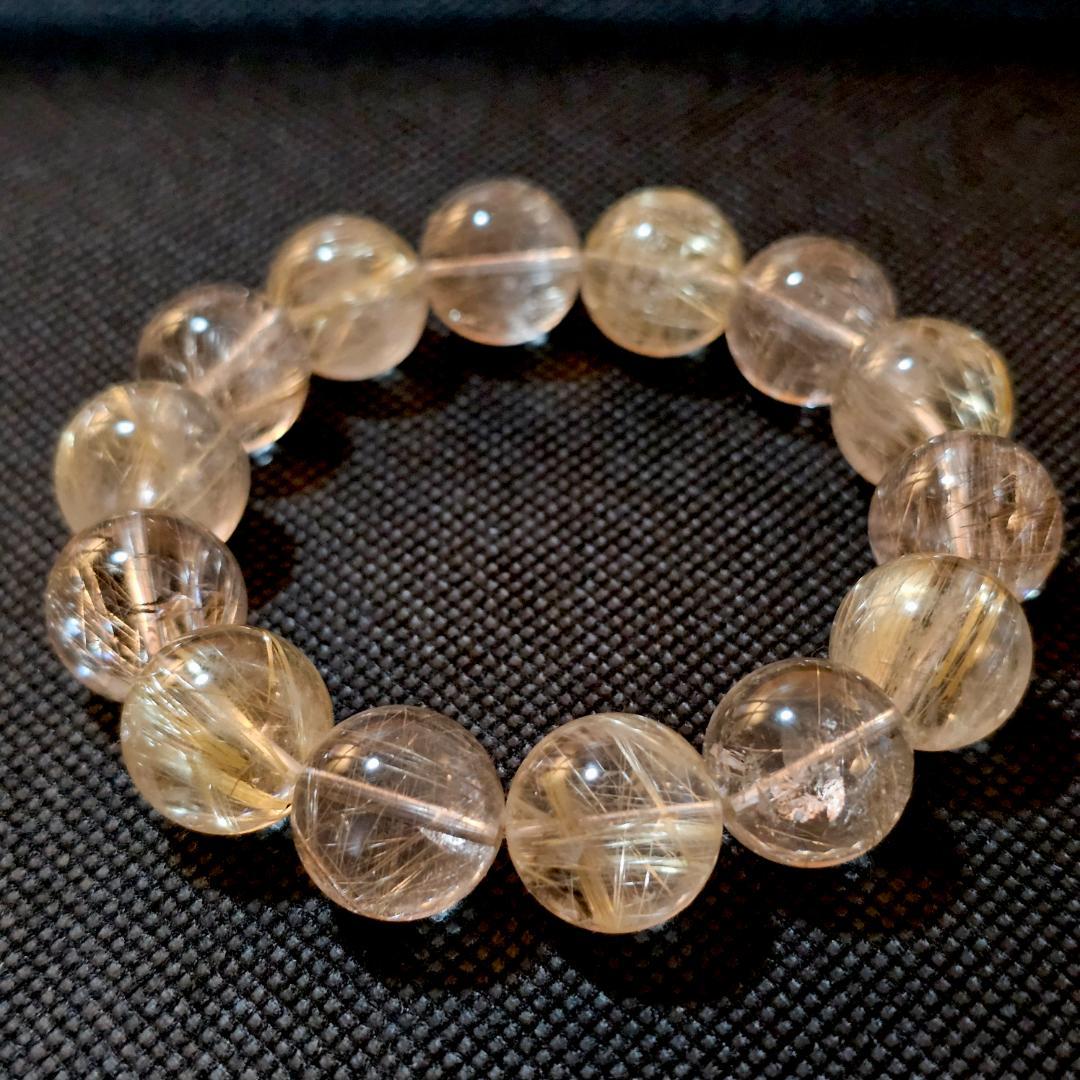 【とみとみちょぷ】ゴールドルチル シルバールチル ブレスレット【15mm】