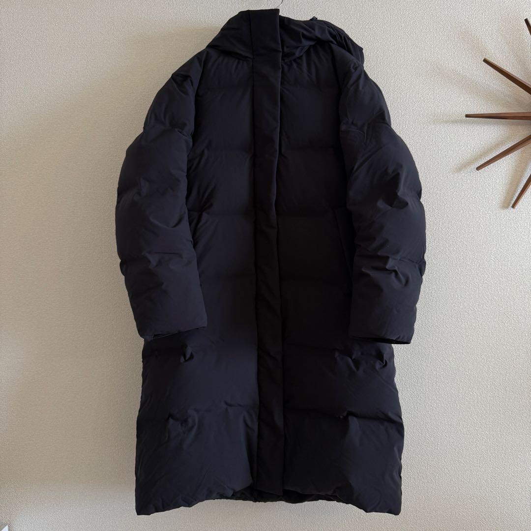 UNIQLO シームレスダウンロングコート　Ｌ　ユニクロ　ブラック　2025